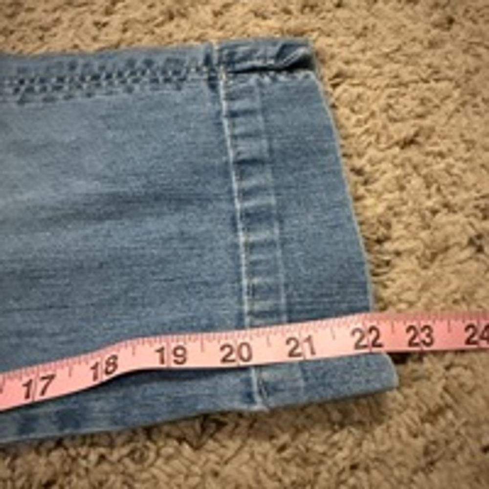 Women's Bandolino Blu Jeans Size 6 Blue Denim Cropped - Picture 7 of 9